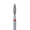 Staleks Pro Diamond "flame" Nail Drill Bit - Red/2.3mm